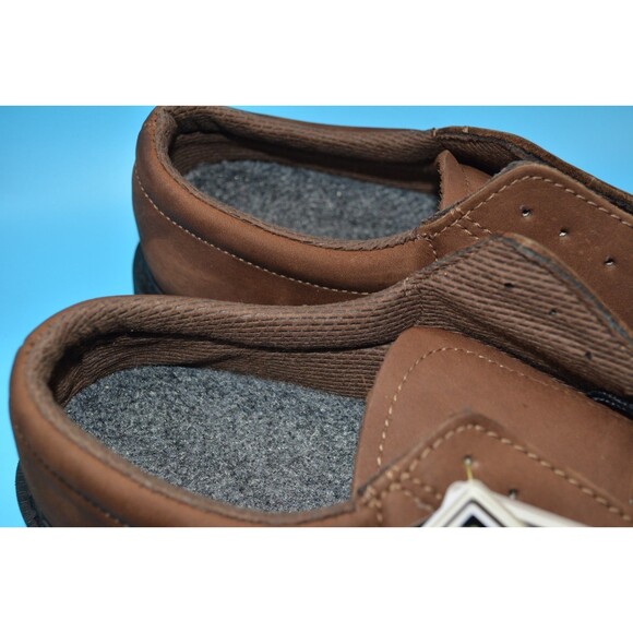 Hytest Women’s Conductive Oxford Work Shoes Brown Sz 6.5B Leather Slip Resistant - Picture 3 of 5